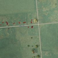 Second close-up of the map of Applegate, Michigan print showing more streets and buildings