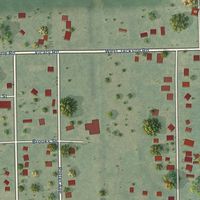 Second close-up of the map of Cement City, Michigan print showing more streets and buildings