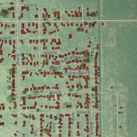 Second close-up of the map of Essexville, Michigan print showing more streets and buildings