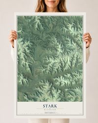 Map of Stark, Wisconsin, 24 x 36 inch unframed archival matte print