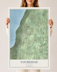 Map of Taycheedah, Wisconsin, 24 x 36 inch unframed archival matte print