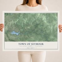 Map of the Town of Seymour, Eau Claire County, Wisconsin, 18 x 24 inch unframed archival matte print