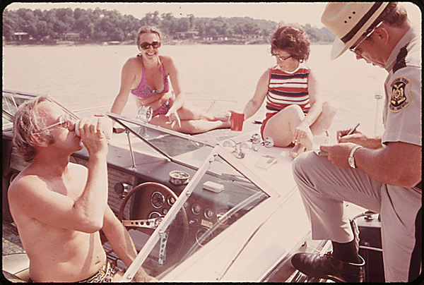 This picture was captured in June 1973 at Lake of the Ozarks State Park.