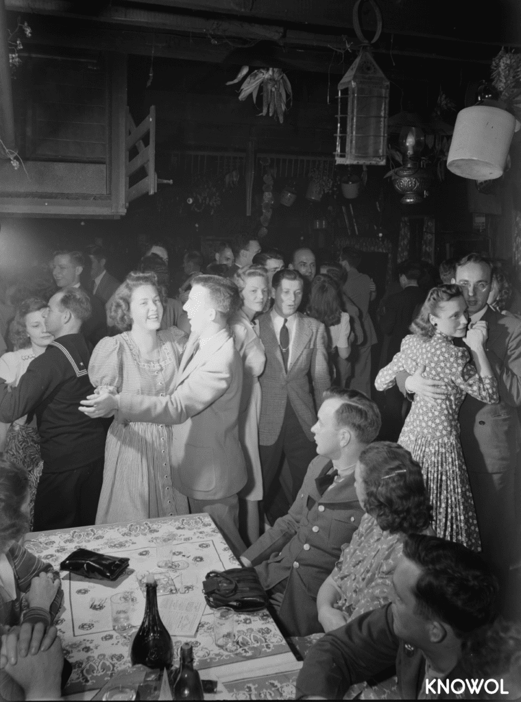 After dinner and drinks, the Old Mill turned into one big dance floor.