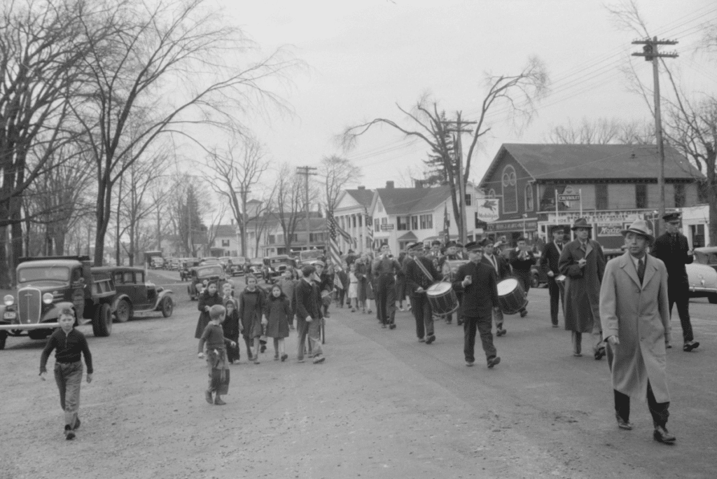 This is a picture of Colchester's Armistice Day in 1940.