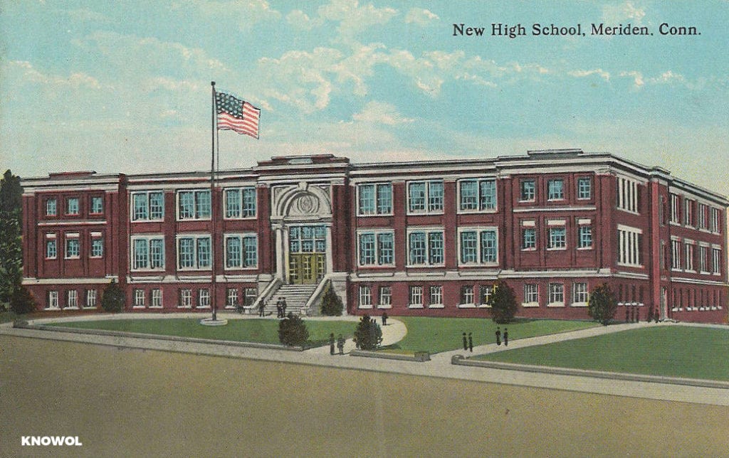 Before there were the Platt Panthers and the Maloney Spartans, there was Meriden High School.