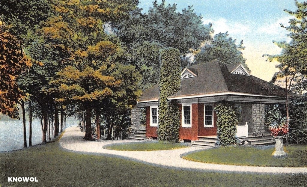 This building in Hubbard Park was originally a trolley waiting station.