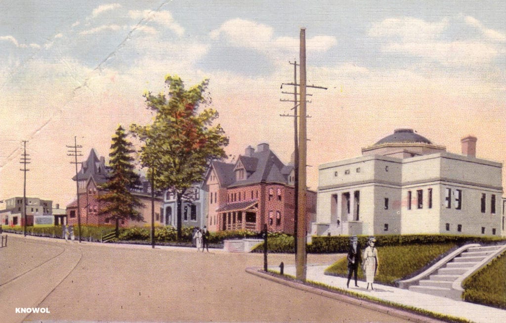 A view of East Main Street in 1924.