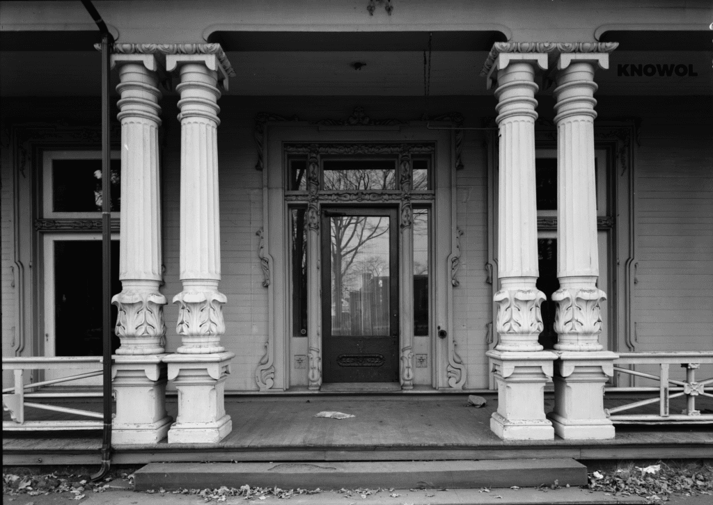 This is the view visitors would have as they entered the house.