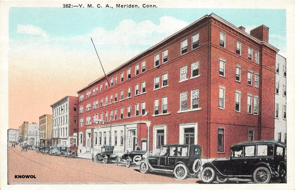 The Meriden Y.M.C.A was built from 1876 - 1877.