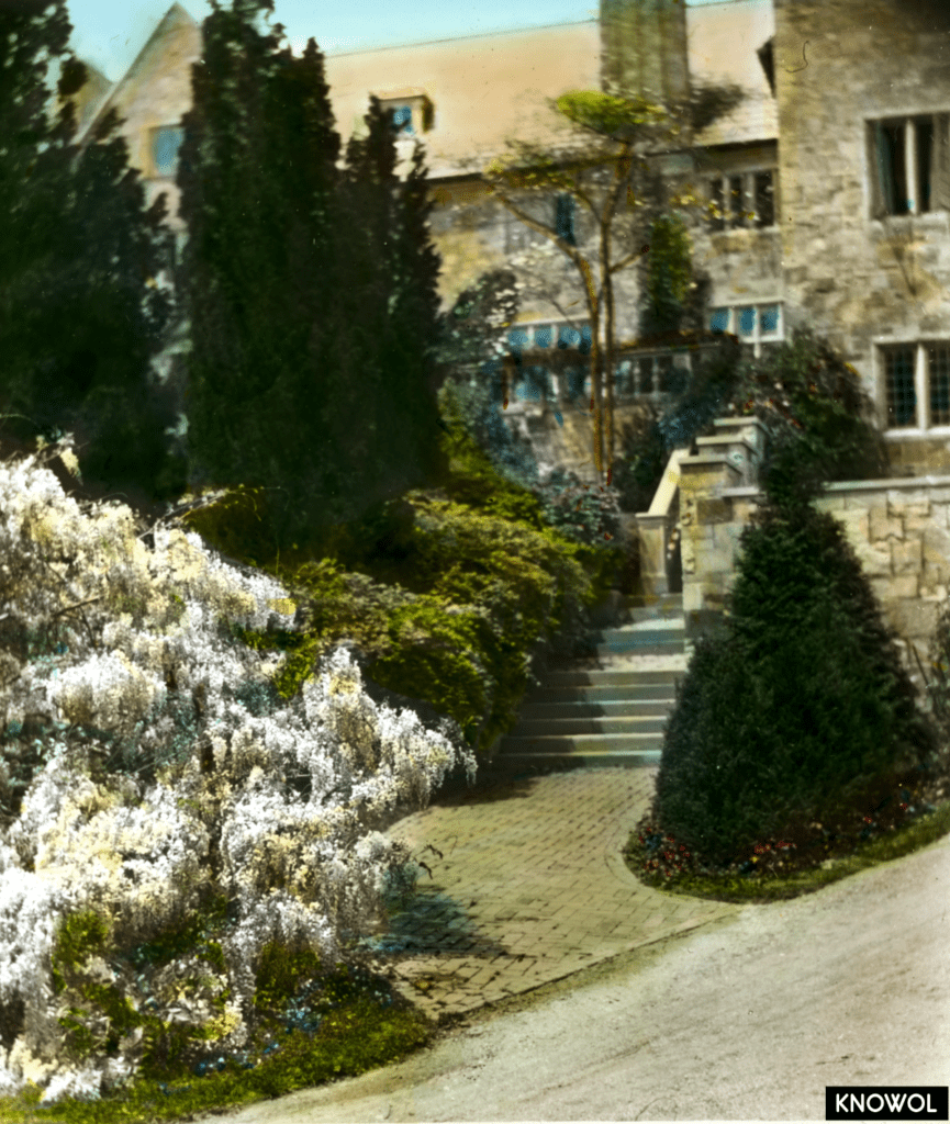 The landscaping at Killenworth was designed by the landscape architect, James L. Greenleaf, and was meant to complement the