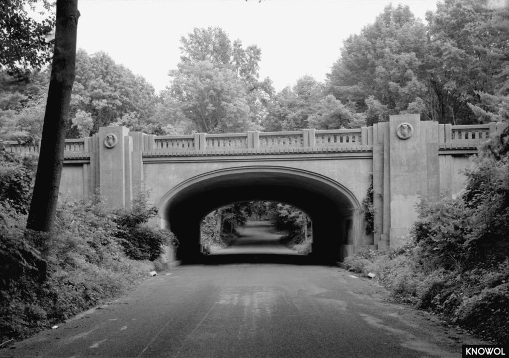 Hillside Road Bridge, Spanning Hillside Road in Fairfield, CT.