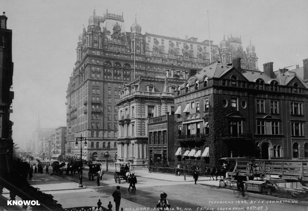 Here's What the Waldorf Astoria Looked Like in 1900