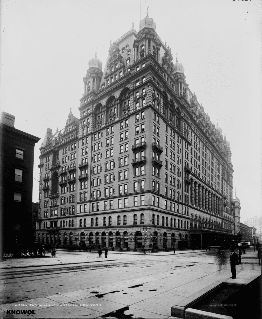 Here's What the Waldorf Astoria Looked Like in 1900