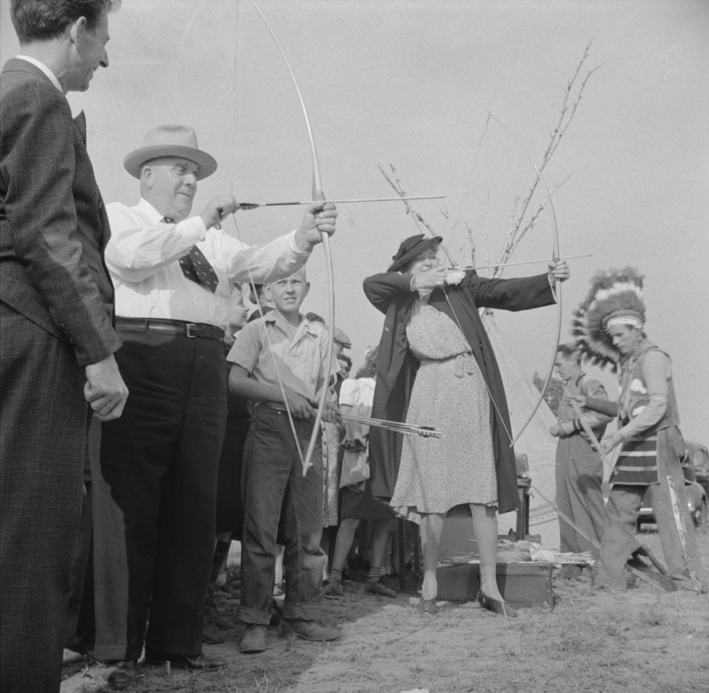 Vintage picture of Windsor Locks, Connecticut's Indian Harvest Festival in 1941