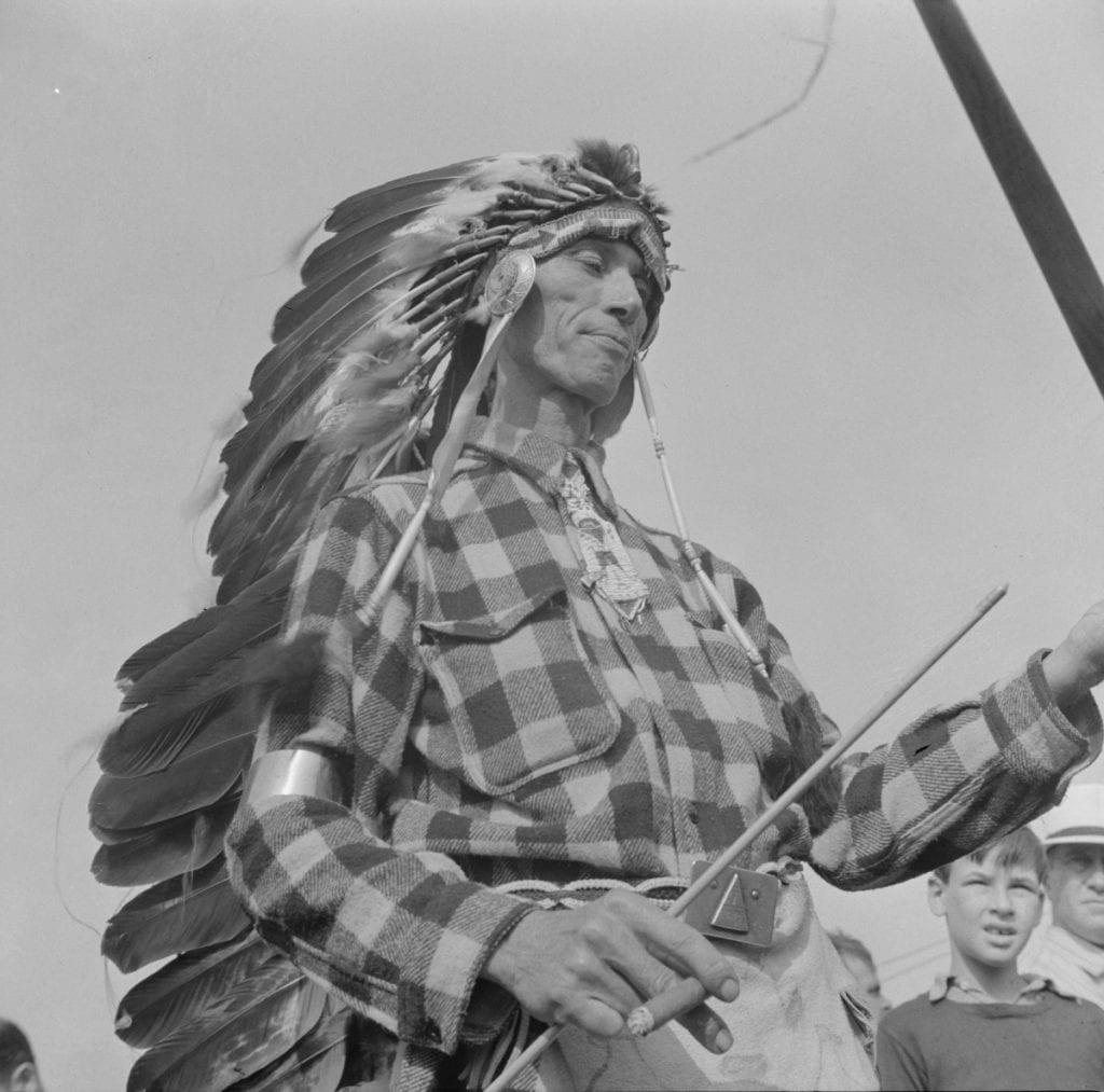 Vintage picture of Windsor Locks, Connecticut's Indian Harvest Festival in 1941