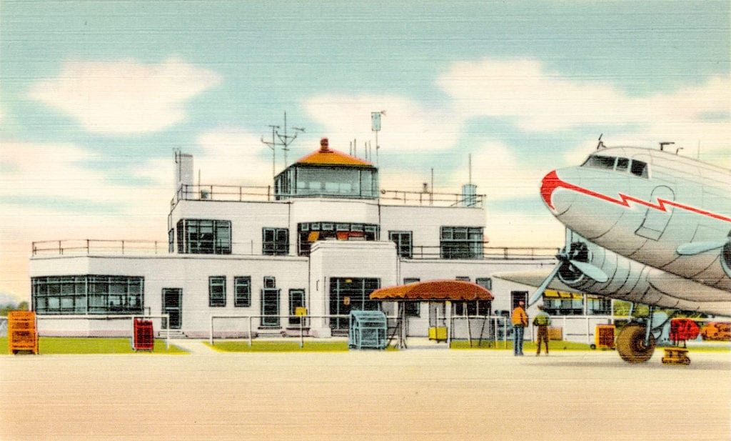 Hartford’s Brainard Field was the first municipal airport between New York and Boston.