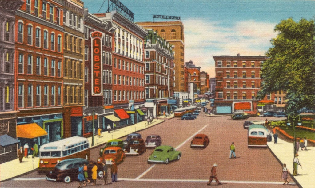 Old picture showing forgotten history of Hartford, CT