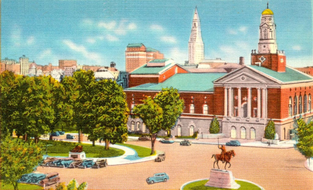 Old picture showing forgotten history of Hartford, CT
