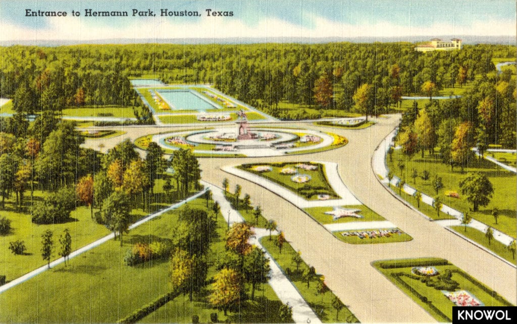 Hermann Park is a historic park that opened in Houston in 1899.