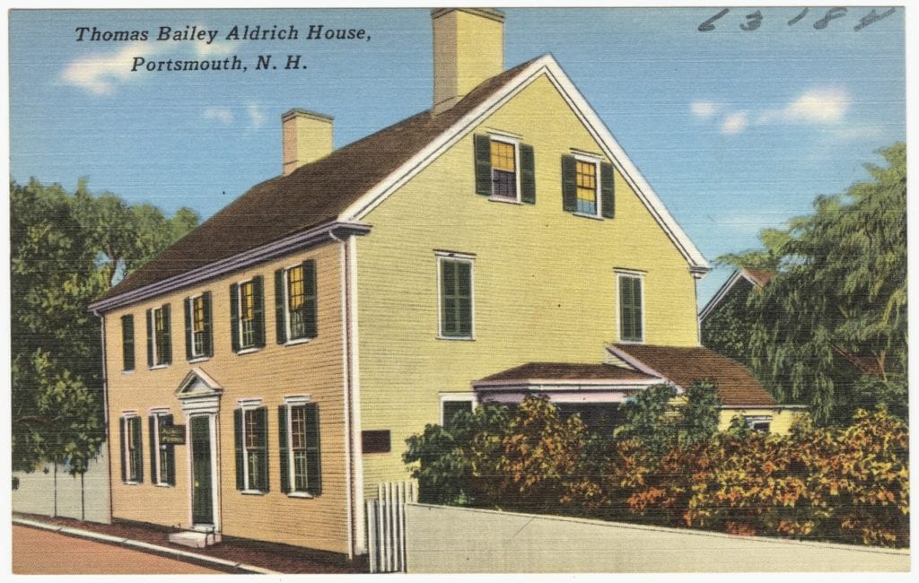The Thomas Bailey Aldrich House was built in 1797, but is most well known for being a childhood home of Thomas Bailey
