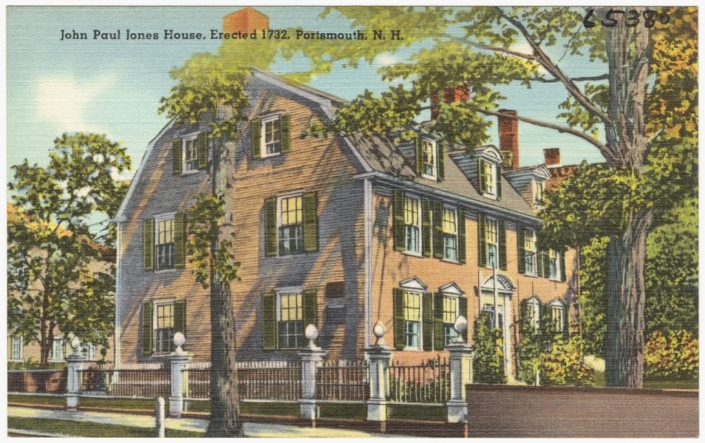 The John Paul Jones House is a historic house at 43 Middle Street in Portsmouth, New Hampshire.