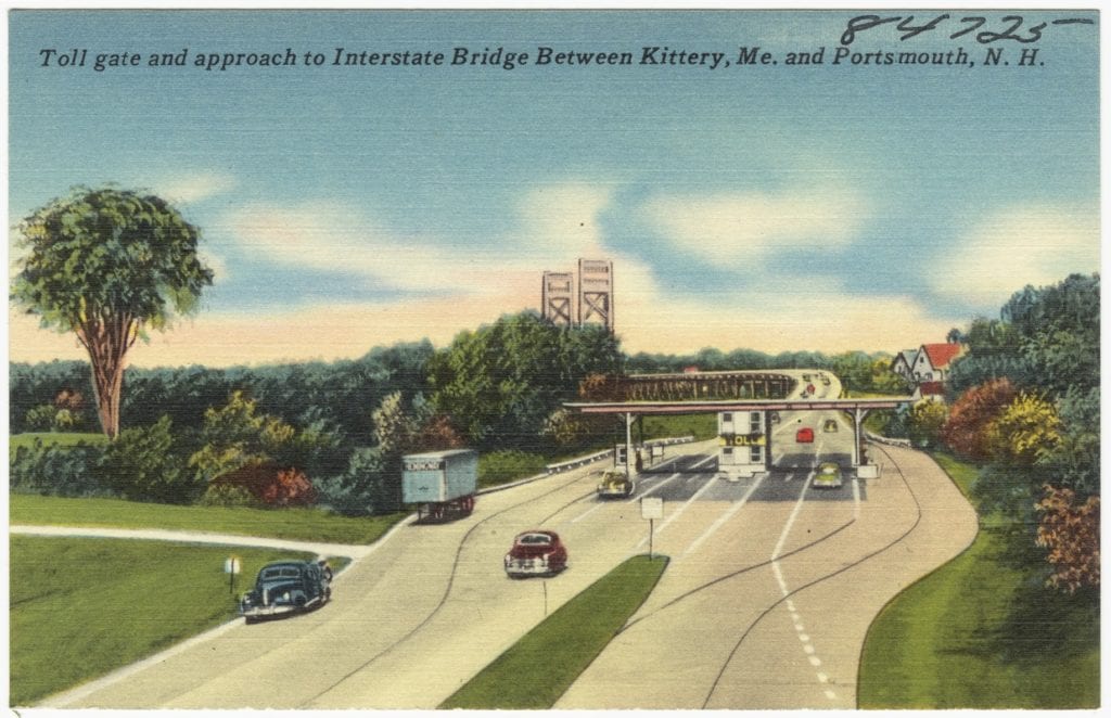 The Sarah Mildred Long Bridge was the second bridge able to carry motor vehicle traffic between Maine and New Hampshire via