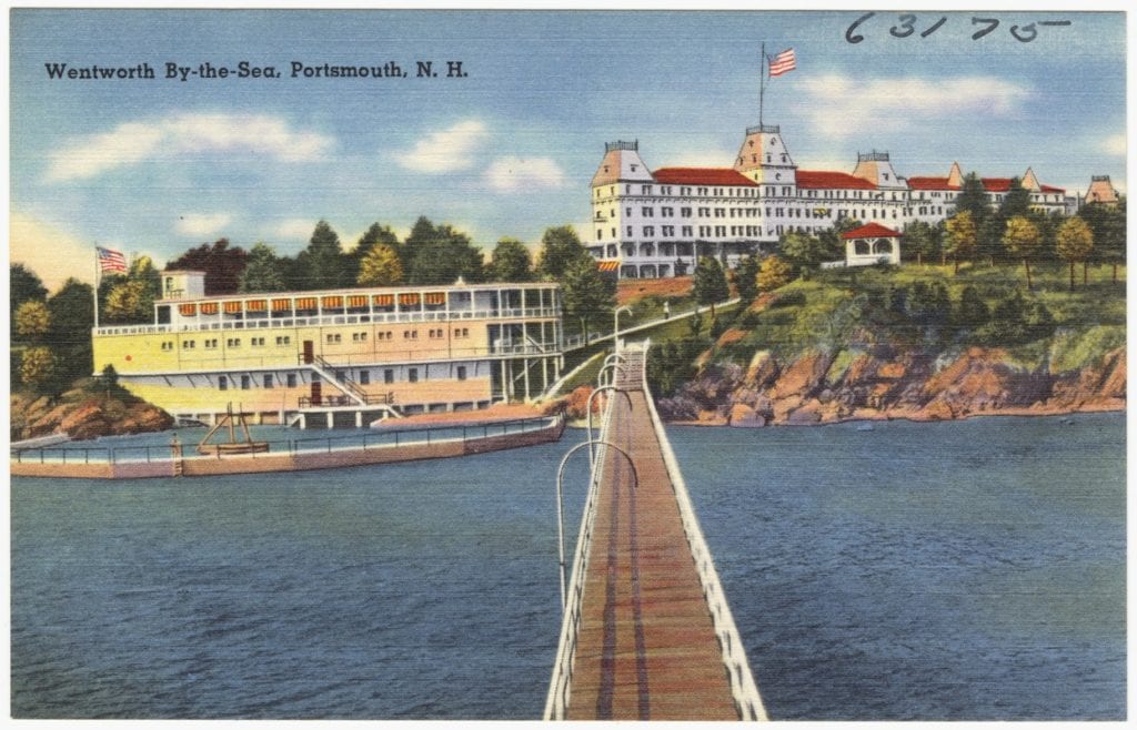 In 1905, the hotel housed the Russian and Japanese delegations who concluded the Treaty of Portsmouth to end the