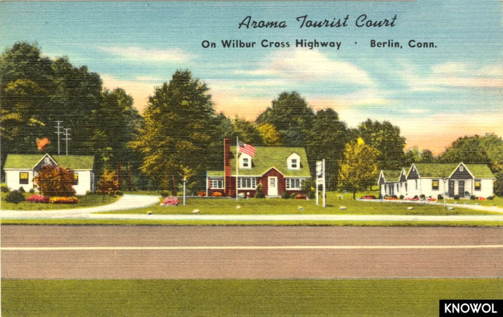 Old picture of Berlin Turnpike landmarks
