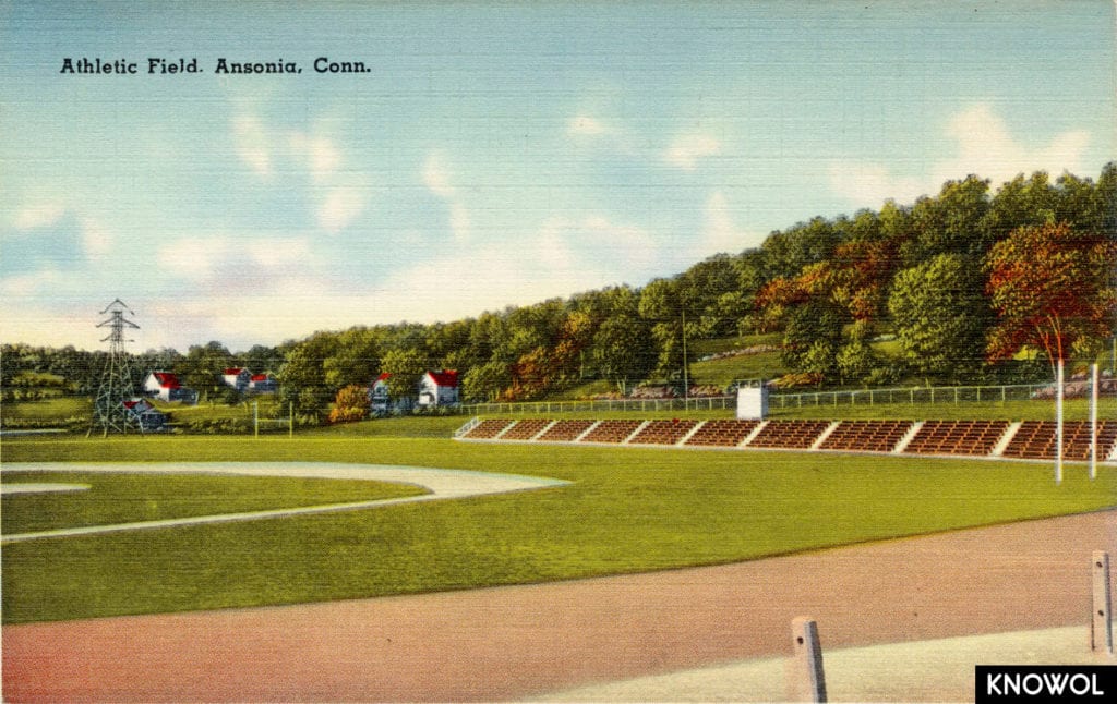 Historic image showing the colorful history of Ansonia, CT