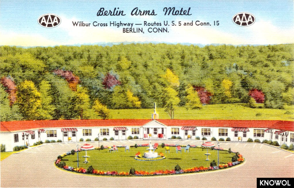 Old picture of Berlin Turnpike landmarks