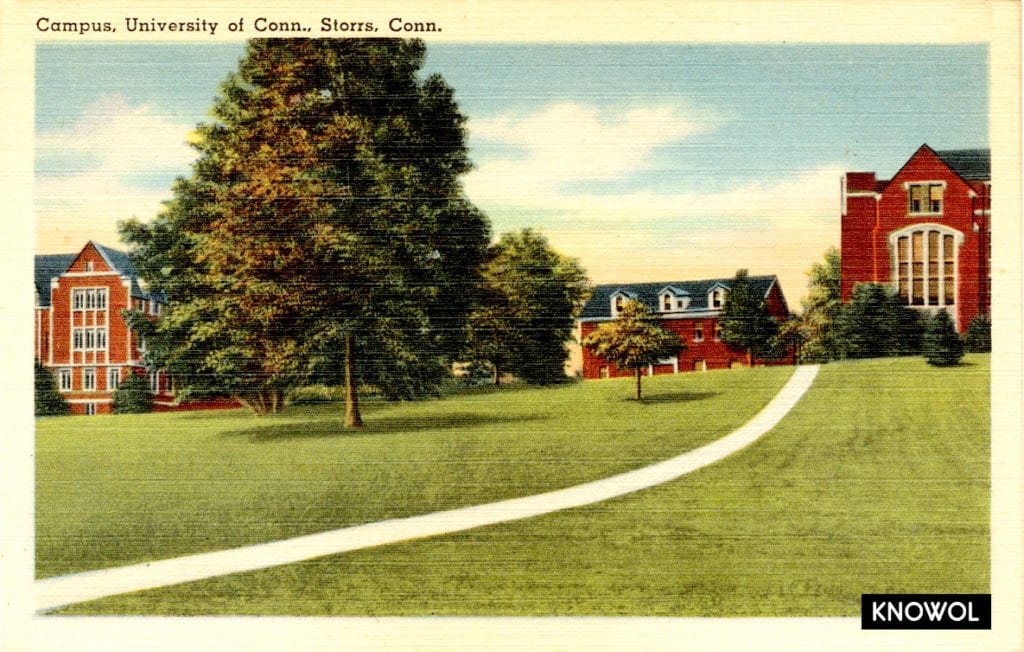 Picture of the University of Connecticut in the 1950’s