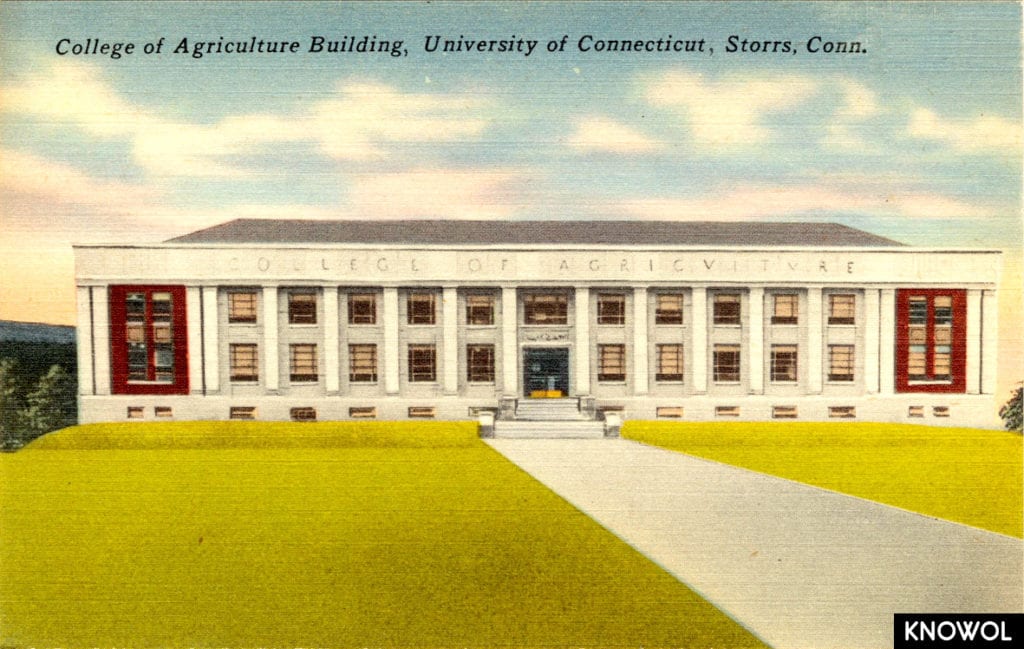This is the Wilfred B. Young Building, located at 1376 Storrs Road, Unit 4066, Storrs CT.