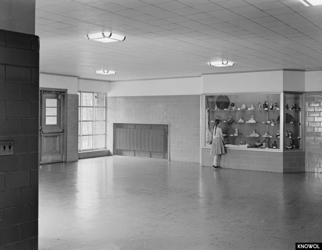 Historic picture of Stamford's Dolan Middle School