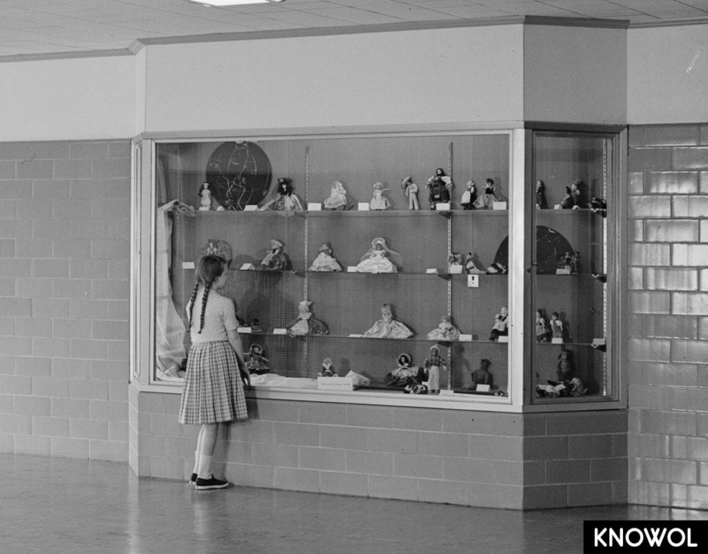 Historic picture of Stamford's Dolan Middle School