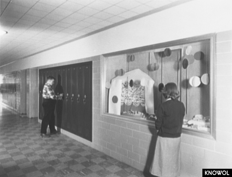 Historic picture of Stamford's Dolan Middle School