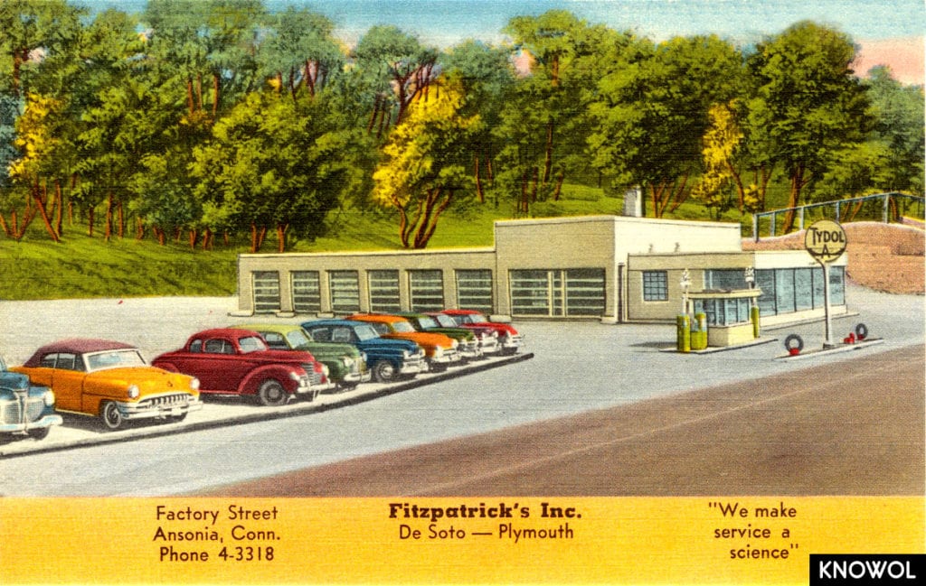 Historic image showing the colorful history of Ansonia, CT