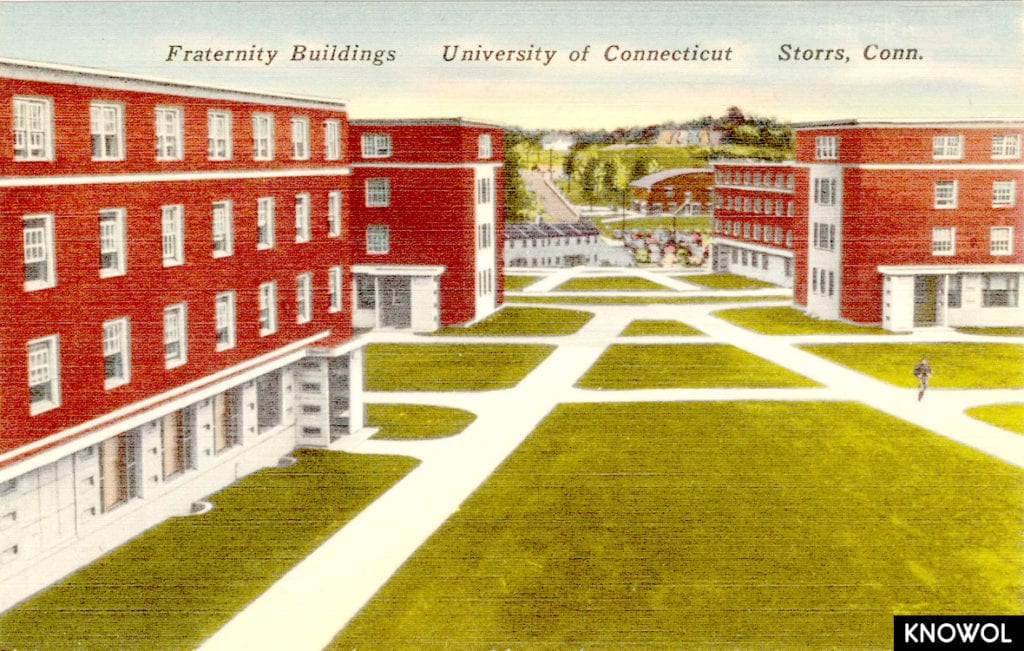 Picture of the University of Connecticut in the 1950’s