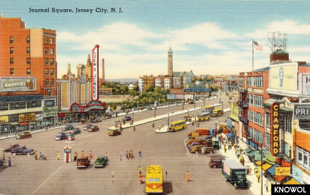 Postcard from Jersey City's glory days