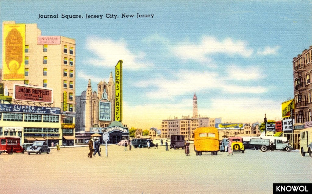 Postcard from Jersey City's glory days