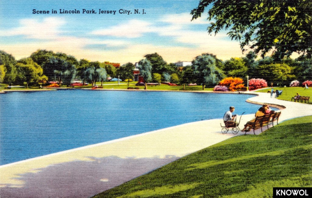 Postcard from Jersey City's glory days
