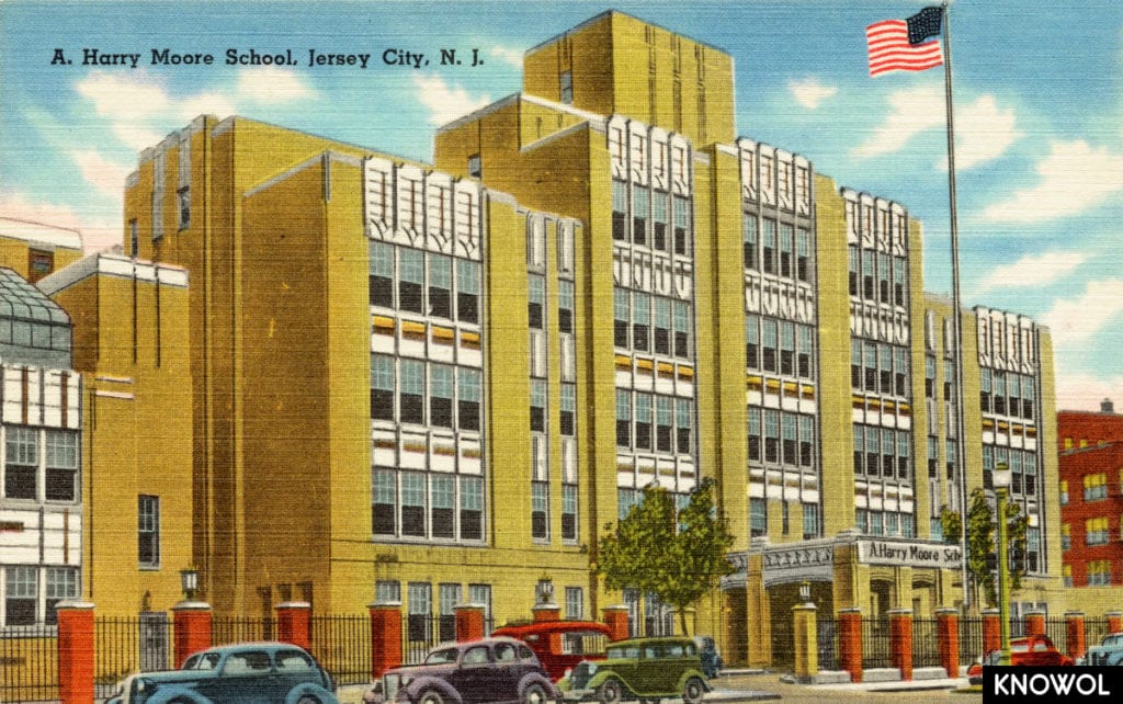 Postcard from Jersey City's glory days