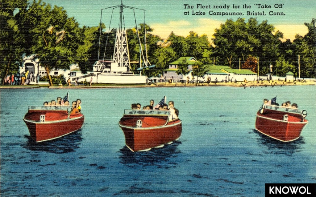 Lake Compounce in the 1950's, vintage images of CT's oldest amusement park