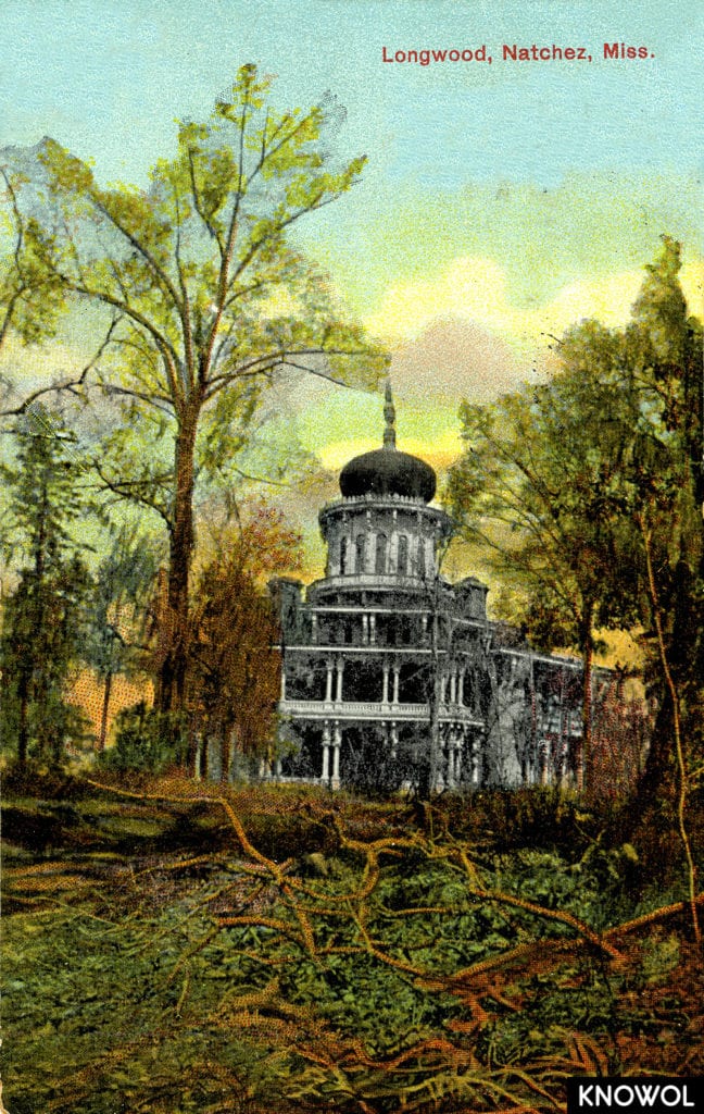 Longwood was one of the wealthiest estates in Mississippi.