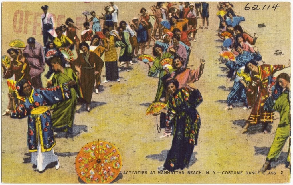 Postcards of Brooklyn's Manhattan Beach in the 1940's