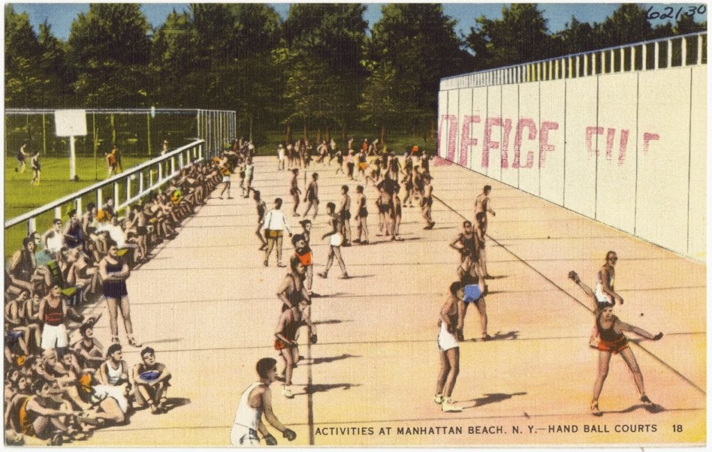 Postcards of Brooklyn's Manhattan Beach in the 1940's
