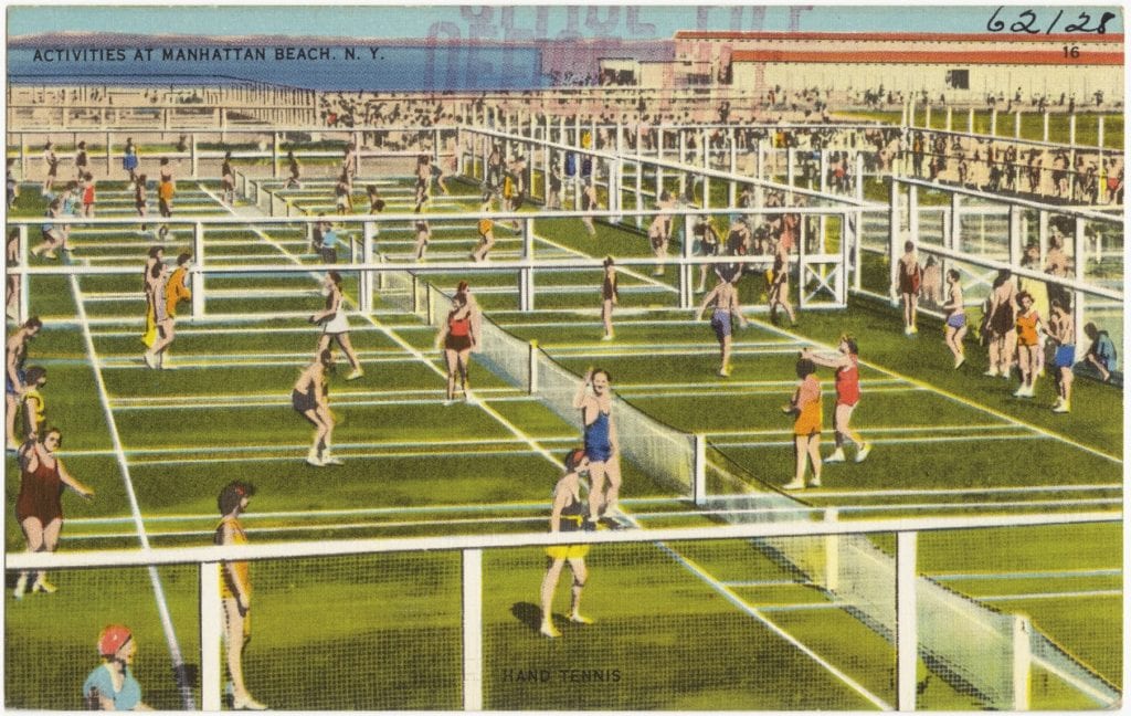 Postcards of Brooklyn's Manhattan Beach in the 1940's