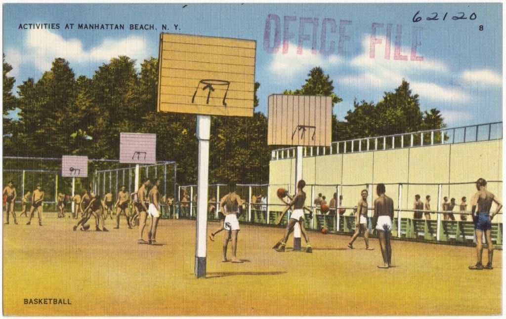 Postcards of Brooklyn's Manhattan Beach in the 1940's