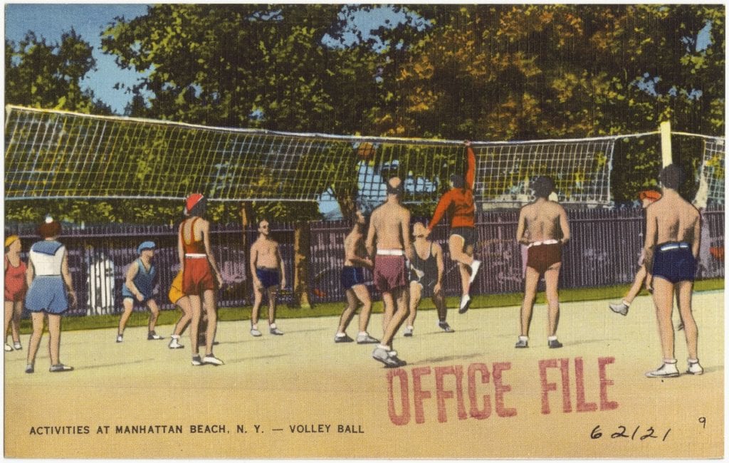 Postcards of Brooklyn's Manhattan Beach in the 1940's