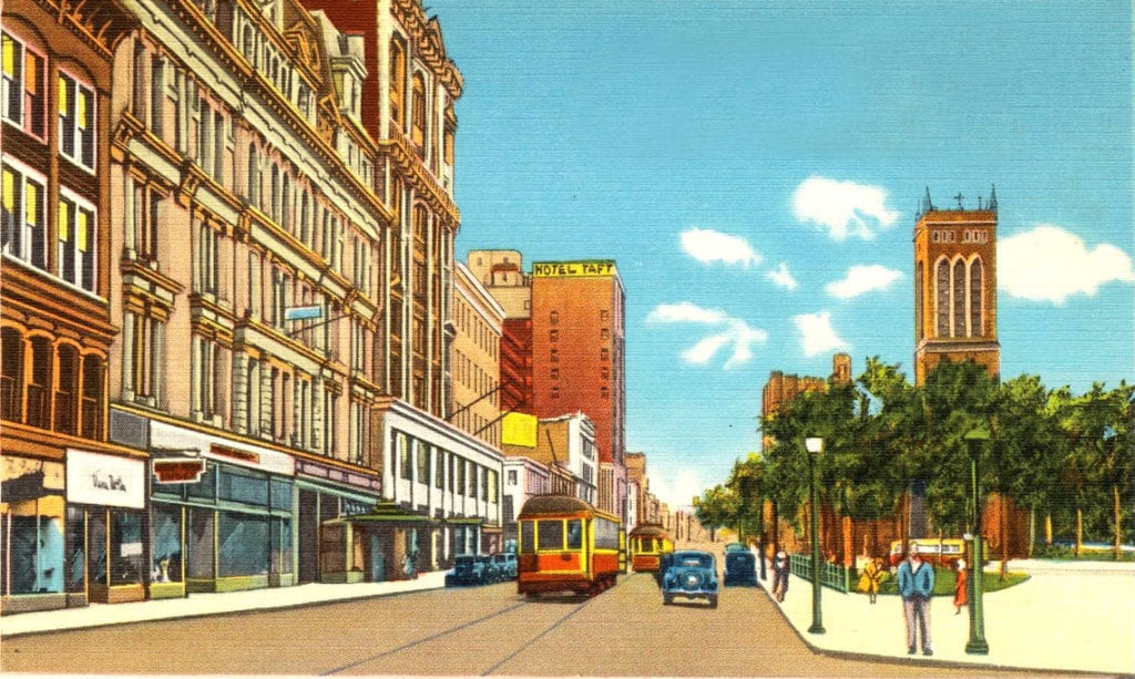Old image showing forgotten historical treasures of New Haven, CT